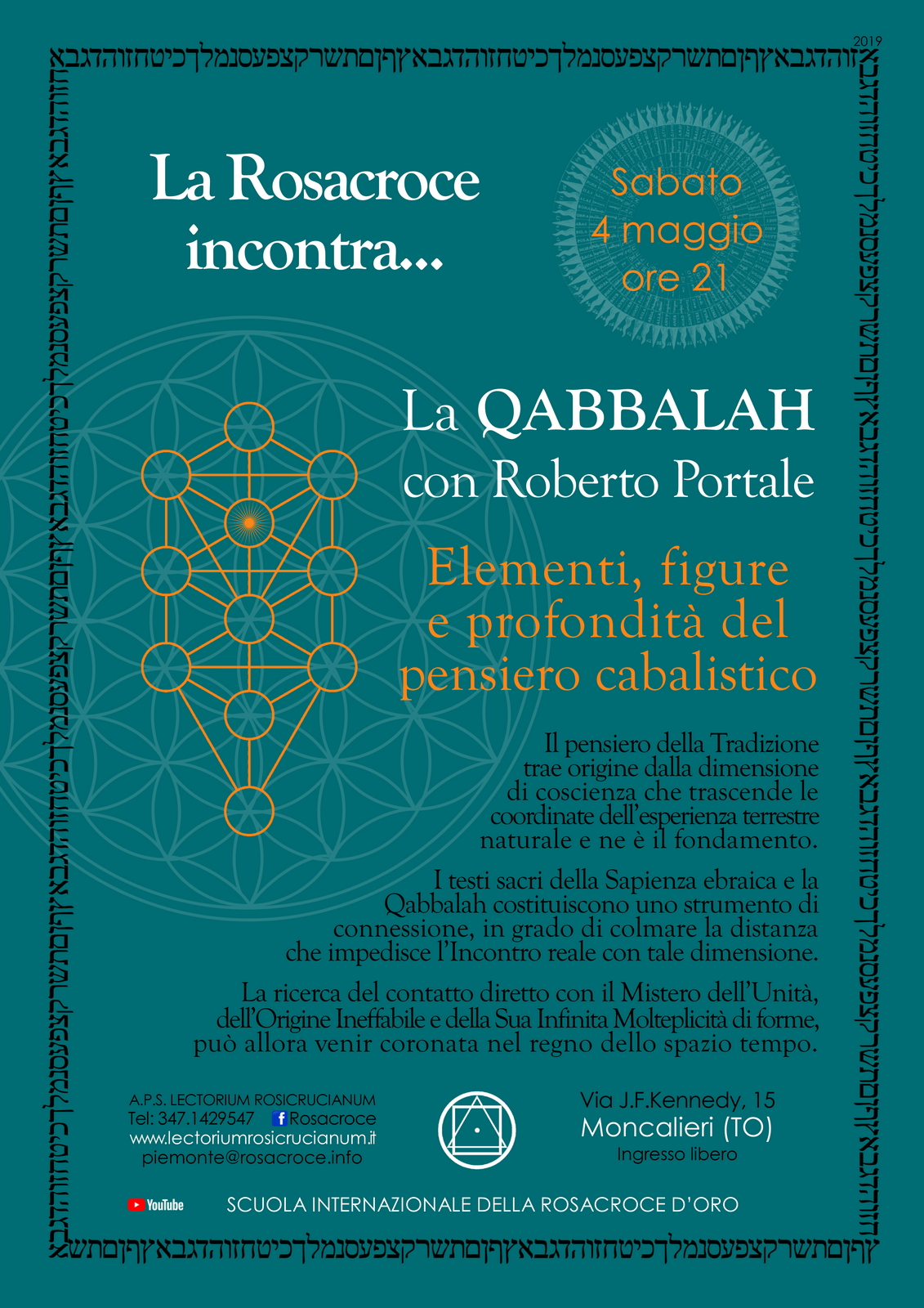 La Rosacroce incontra... La QABBALAH
